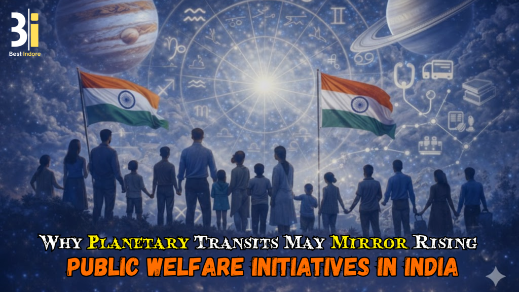Planetary transits and public welfare initiatives in India