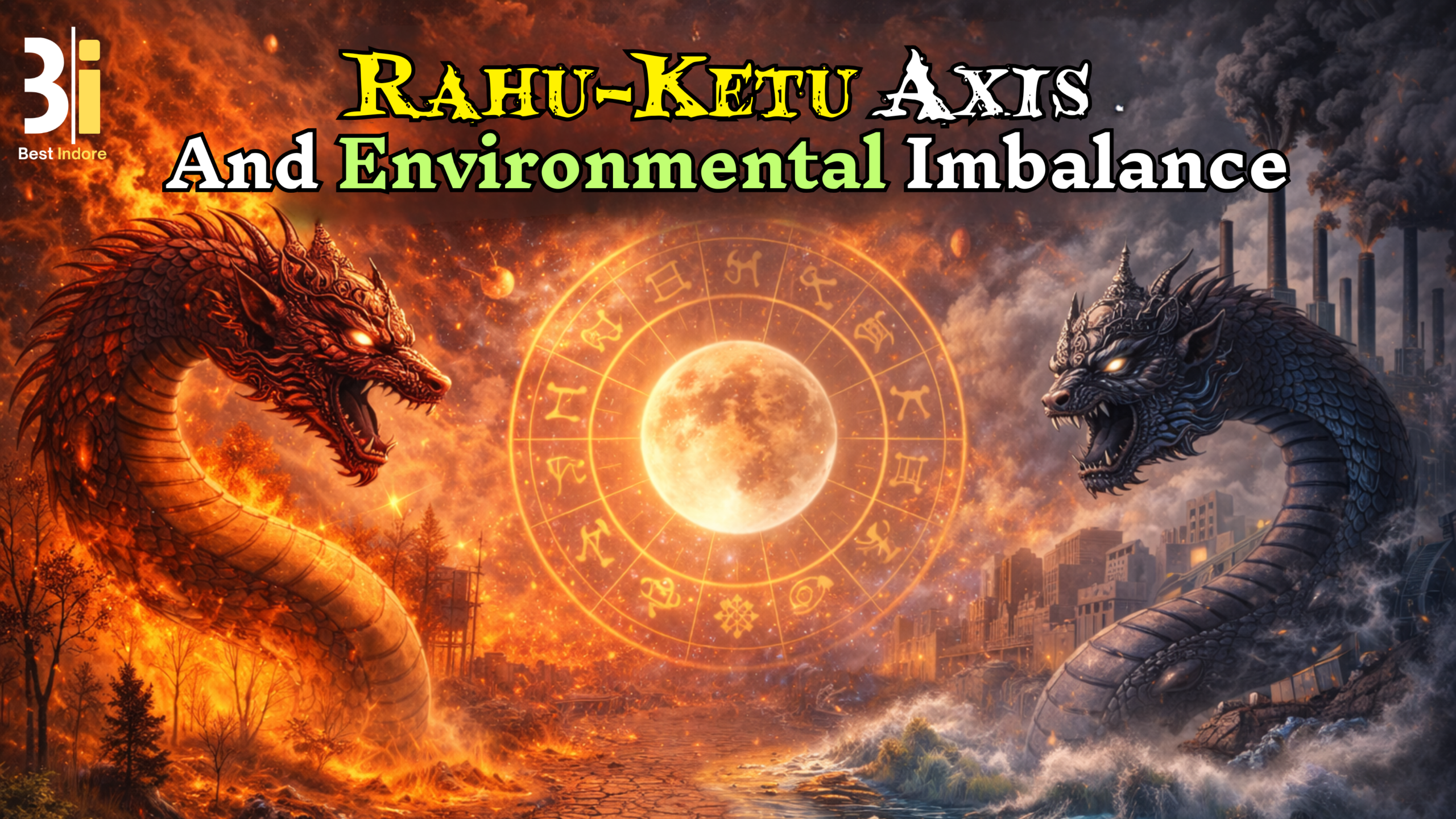 Rahu–Ketu Axis and Environmental Imbalance: Astrological