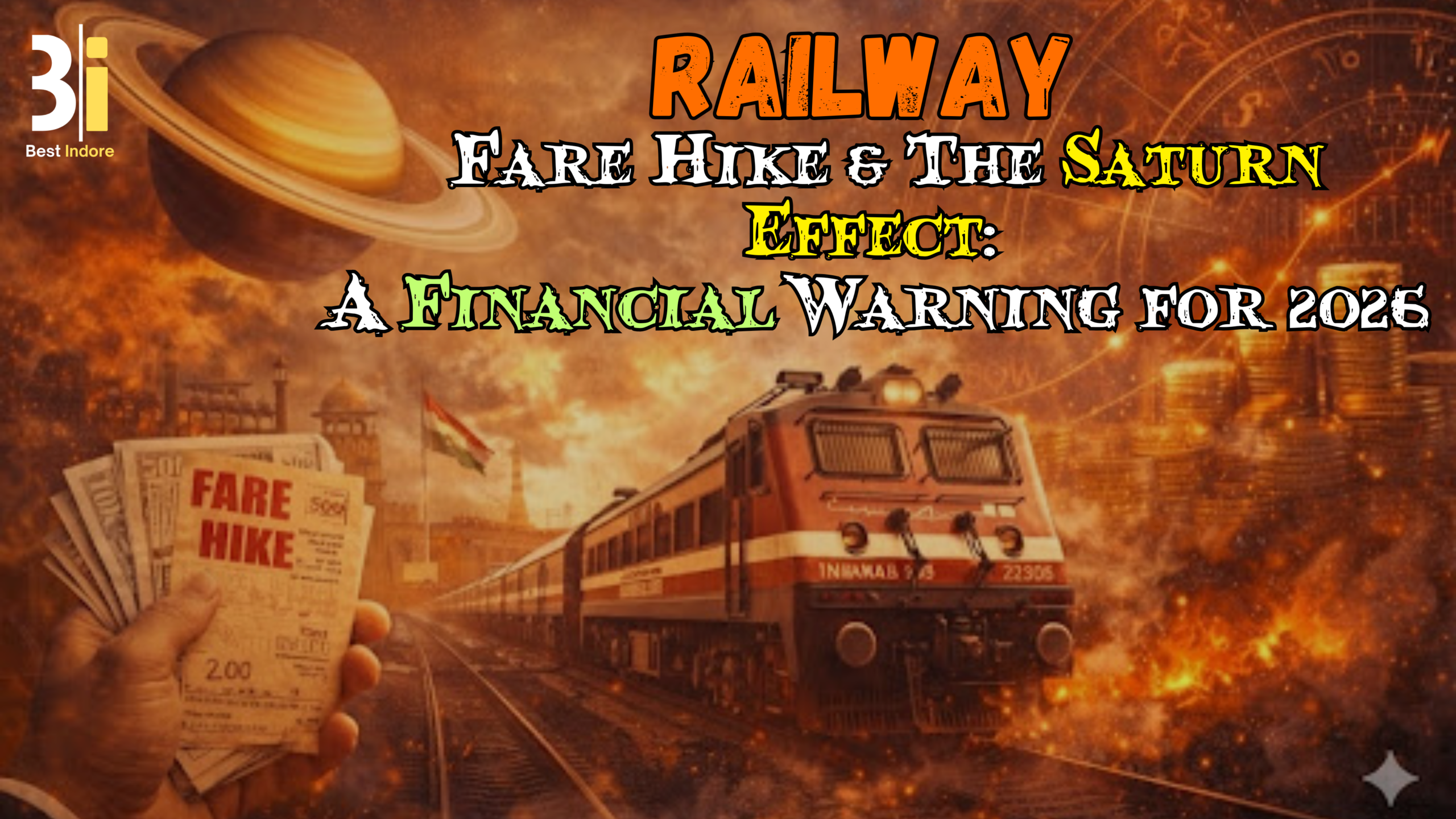 Railway Fare Hike & Saturn Effect 2026 | Astrological Warning