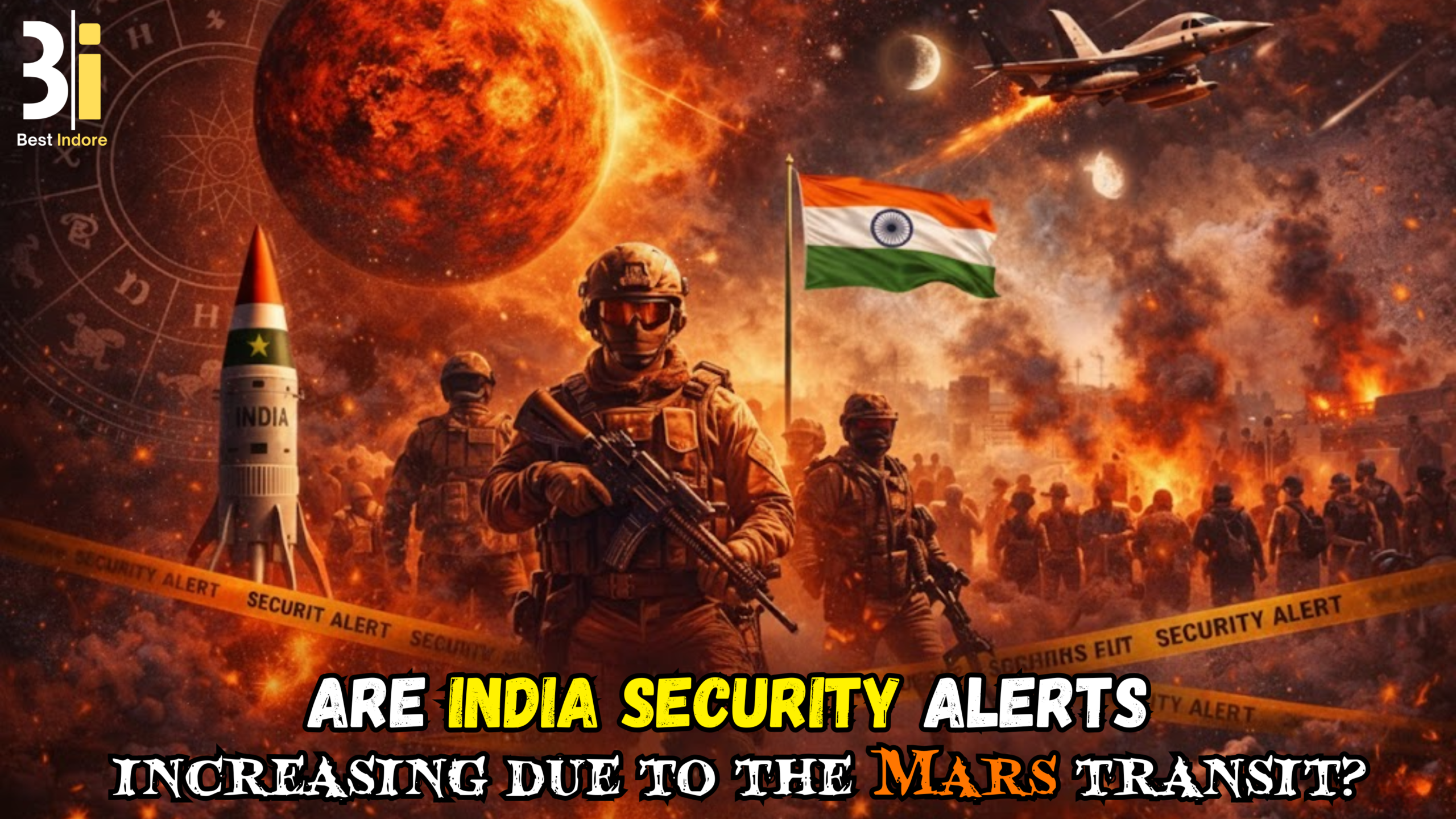 Are India Security Alerts Increasing Due to the Mars Transit?