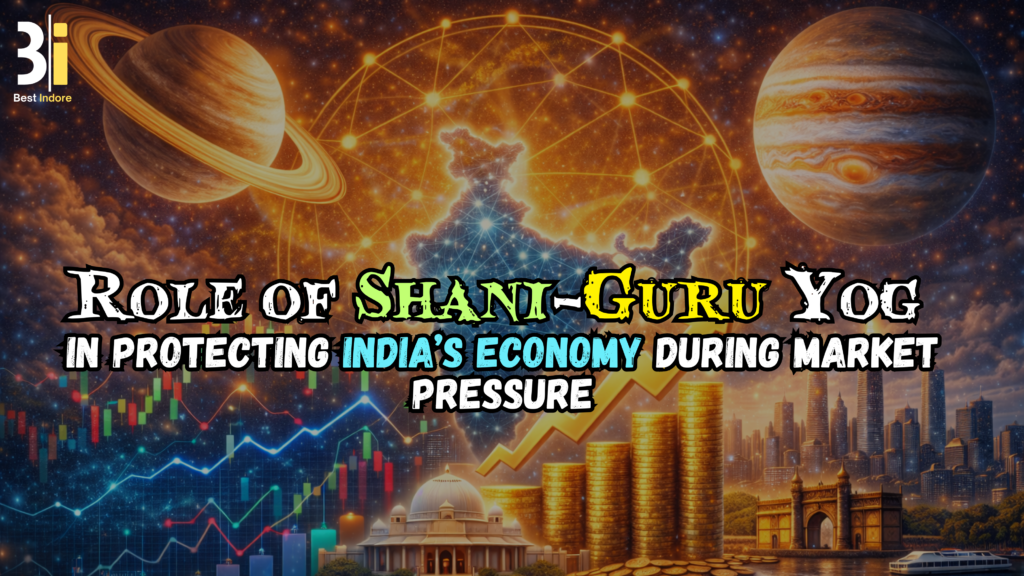 Role of Shani–Guru Yog in Protecting India’s Economy