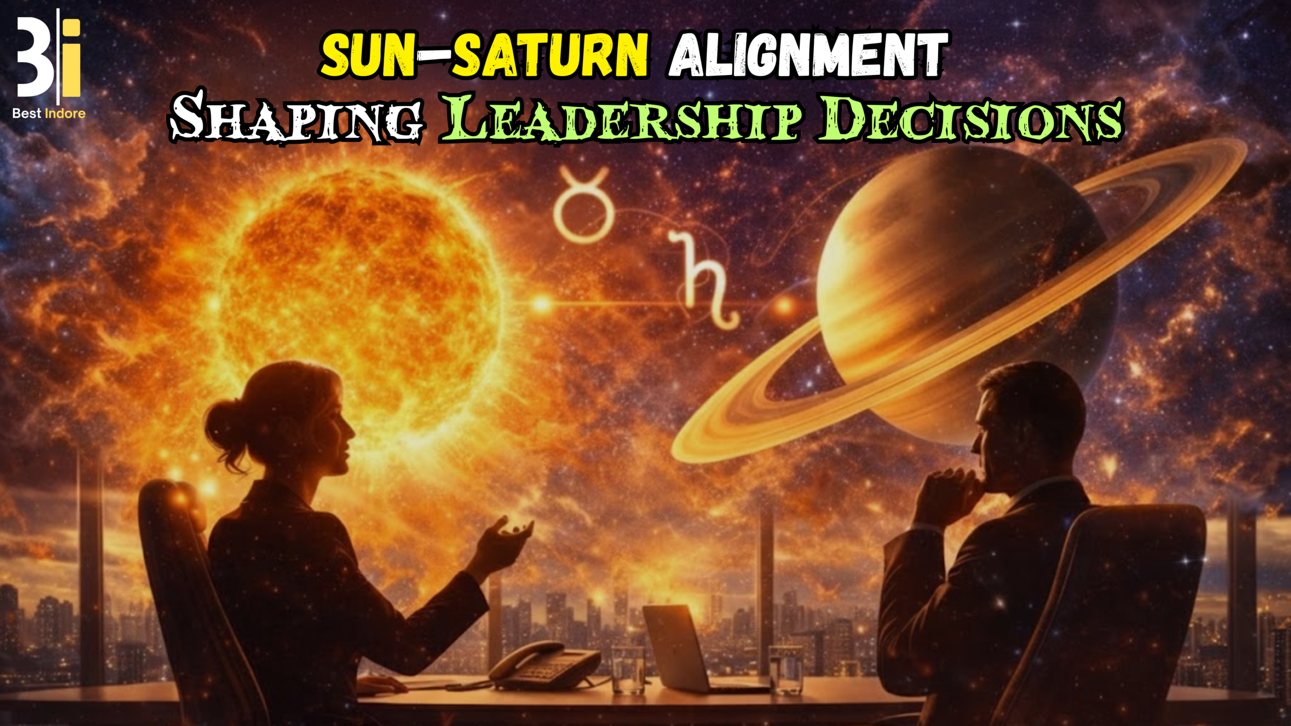 Sun–Saturn Alignment Shaping Leadership Decisions